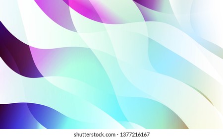 Abstract Geometric Wave Shape with Gradient Soft Colorful Background. For Your Design Wallpaper, Presentation, Banner, Flyer, Cover Page, Landing Page. Vector Illustration