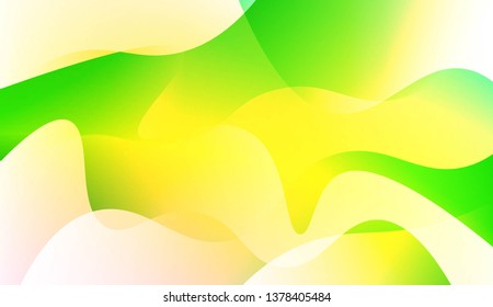 Abstract Geometric Wave Shape with Gradient Soft Colorful Background. For Your Design Wallpaper, Presentation, Banner, Flyer, Cover Page, Landing Page. Vector Illustration