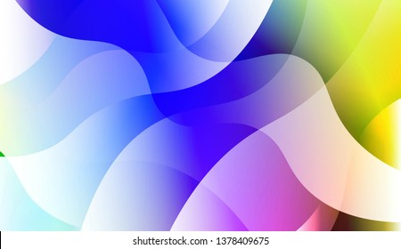 Abstract Geometric Wave Shape with Gradient Soft Colorful Background. For Your Design Wallpaper, Presentation, Banner, Flyer, Cover Page, Landing Page. Vector Illustration