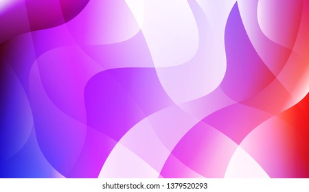 Abstract Geometric Wave Shape with Gradient Soft Colorful Background. For Your Design Wallpaper, Presentation, Banner, Flyer, Cover Page, Landing Page. Vector Illustration