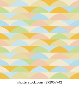 Abstract geometric waves background. Seamless pattern.