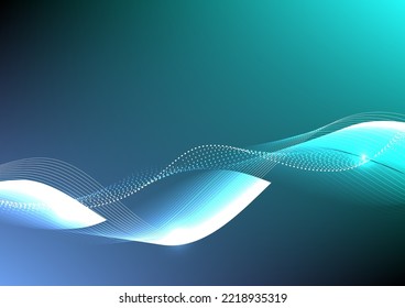 Abstrakter geometrischer Linienanschluss futuristischer Hintergrund. Vektorgrafik.