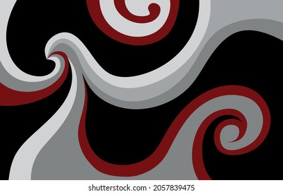 Abstraktes geometrisches Linienmuster. Vektordesign für Modedrucke und Hintergründe.
