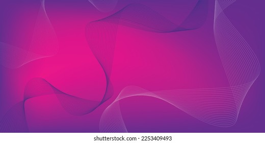 Abstract geometric wavy violet background