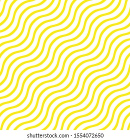 Abstract geometric wavy yellow line pattern background vector for cover, bussines brochure, design cover book