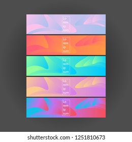 Abstract geometric web design banner template simple banner tamplate colorful banner template