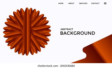 ABSTRACT GEOMETRIC WHITE BACKGROUND WITH GRADIENT BROWN COLOR DESIGN VECTOR TEMPLATE FOR WALLPAPER COVER DESIGN 