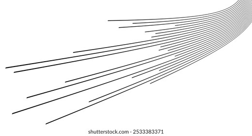 Abstract geometric white background with line art for graphic design. Vector illustration