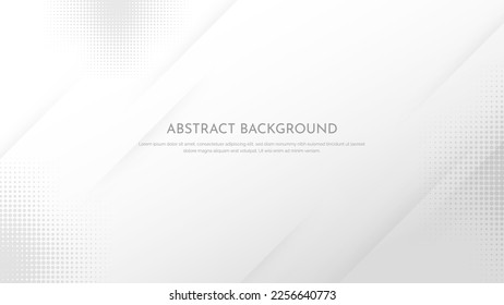 abstract geometric white background. modern abstract graphic vector illustration