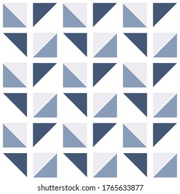 fondo blanco geométrico abstracto con cuadrados gris marino triángulos diseño de impresión moderno simple