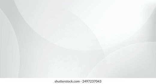 Abstract geometric white background overlapping layers on bright space with line effect decoration. Circle style concept modern graphic design element eps 10
