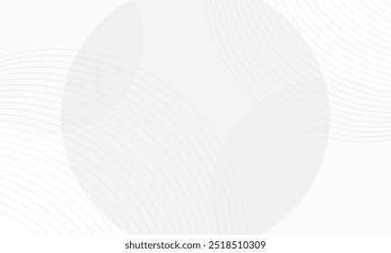 Abstract geometric white background with overlapping layers and bright spaces, decorated with line effects. A modern graphic design element featuring a circle style concept.