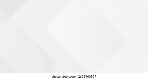 Abstract geometric white background overlapping layers on bright space with line effect decoration. Checkered style concept modern graphic design element for banner.