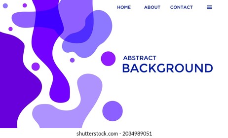 ABSTRACT GEOMETRIC WHITE BACKGROUND WITH PUPLE SHAPES FLAT COLOR DESIGN VECTOR TEMPLATE FOR WALLPAPER COVER DESIGN 