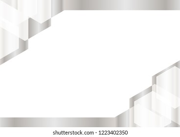 Abstract geometric white Background, with space for design, text input ,Design business cards, text input, vector illustration.