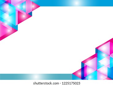 Abstract geometric white Background, with space for design, text input ,Design business cards, text input, vector illustration.