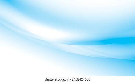 Abstract geometric white and blue color background with round shape. Vector illustration.