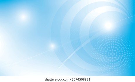 Abstract  geometric white and blue color, modern design stripes background with curve lines. Vector illustration.