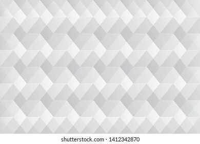 Abstract geometric white color background, vector illustration