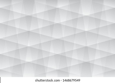 Abstract geometric white color background, vector illustration