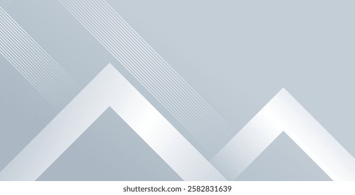 Abstract geometric white color background with a futuristic, modern, and minimalistic design. Ideal for presentations, digital projects, technology themes, and branding.