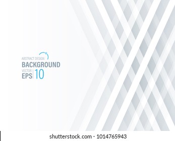 Abstract Geometric White , Gray Background, Banner, Design  With Line, Vector Illustration