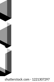 Abstract geometric white and gray Background, with space for design, text input ,Design business cards, text input,vector illustration.
