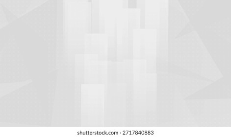 Fondo gris blanco geométrico Abstractas Fondo de diseño de tecnología mínima moderna