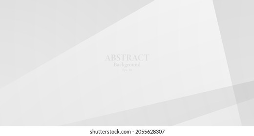 Abstract geometric white and gray backgrounds were also suitable for the social media, website, banner, and poster. Abstract geometric white and gray color background, vector illustration.