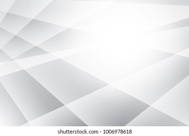 Abstract geometric white and gray color background. Vector, illustration.