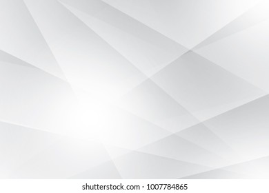 Abstract geometric white and gray color background. Vector, illustration.