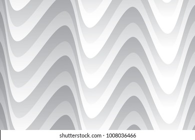 Abstract geometric white and gray color background. Vector, illustration.