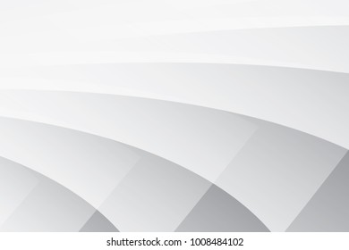 Abstract geometric white and gray color background. Vector, illustration.