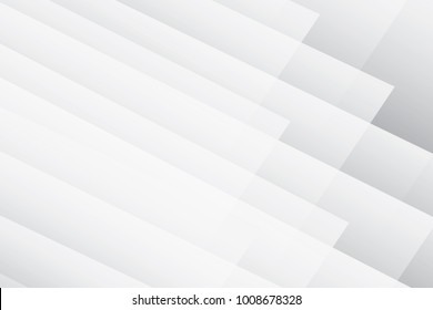 Abstract geometric white and gray color background. Vector, illustration.