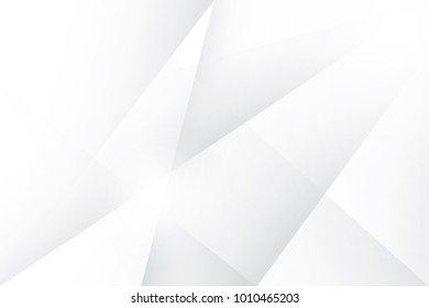 Abstract geometric white and gray color background. Vector, illustration.