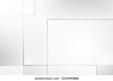Abstract geometric white and gray color background. Vector, illustration.