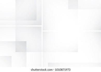 Abstract geometric white and gray color background. Vector, illustration.