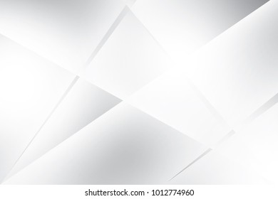 Abstract geometric white and gray color background. Vector, illustration.