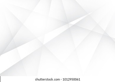 Abstract geometric white and gray color background. Vector, illustration.