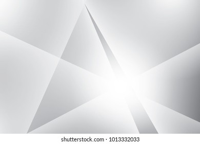 Abstract geometric white and gray color background. Vector, illustration.