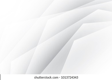 Abstract geometric white and gray color background. Vector, illustration.