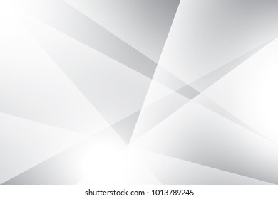 Abstract geometric white and gray color background. Vector, illustration.