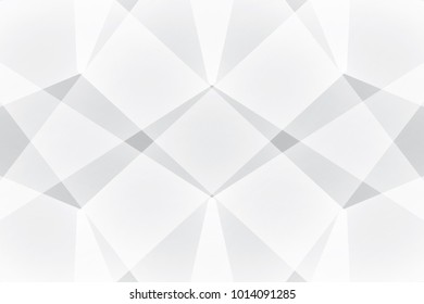 Abstract geometric white and gray color background. Vector, illustration.