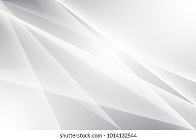 Abstract geometric white and gray color background. Vector, illustration.