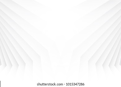 Abstract geometric white and gray color background. Vector, illustration.