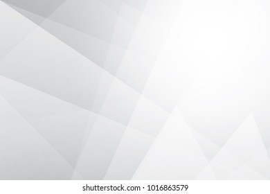 Abstract geometric white and gray color background. Vector, illustration.