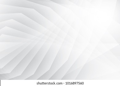 Abstract geometric white and gray color background. Vector, illustration.