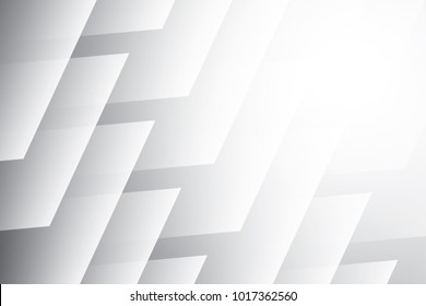 Abstract geometric white and gray color background. Vector, illustration.
