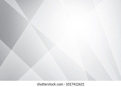 Abstract geometric white and gray color background. Vector, illustration.