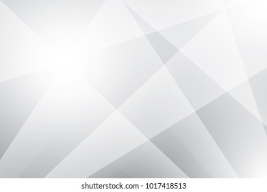 Abstract geometric white and gray color background. Vector, illustration.